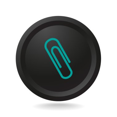 Simge küçük siyah düğmesini