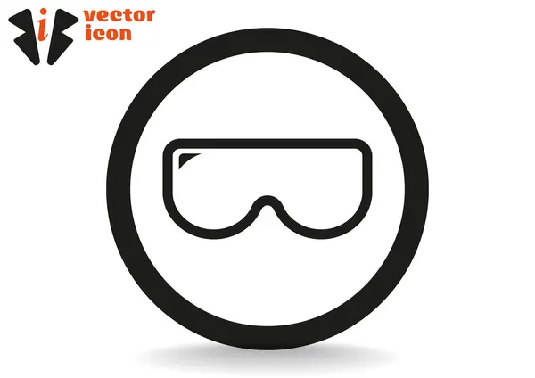 Ikona webové potápěčské masky — Stockový vektor