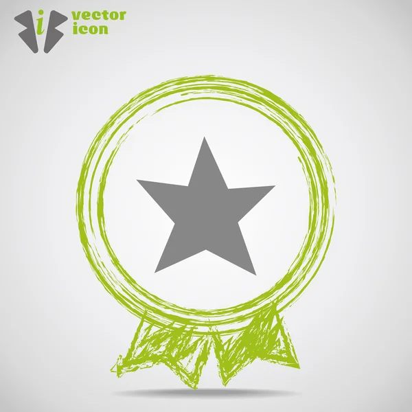 Hvězda web ikony — Stockový vektor