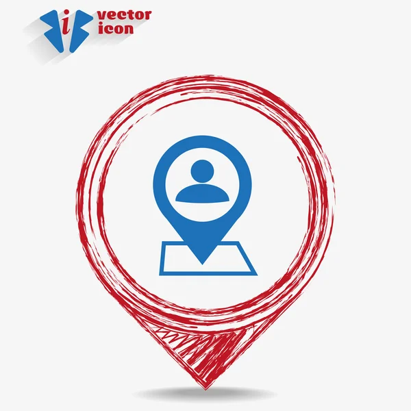 Pointer icono web — Vector de stock