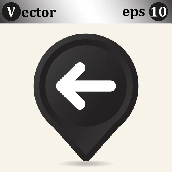 Icono web de flecha — Vector de stock