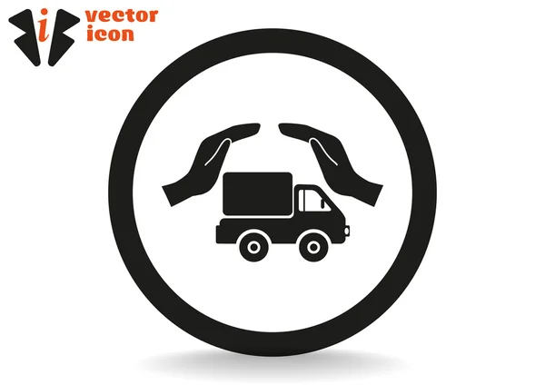 Voertuig web pictogram — Stockvector