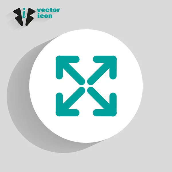 Flechas vector icono — Vector de stock