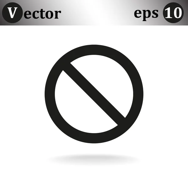 Webové ikony stop — Stockový vektor