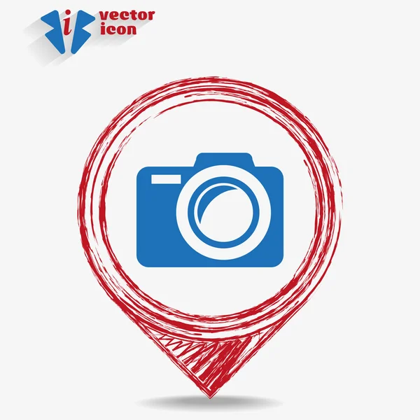 Icono de cámara web — Vector de stock