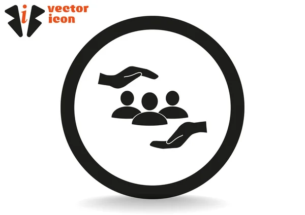 Protection web icon — Stock Vector