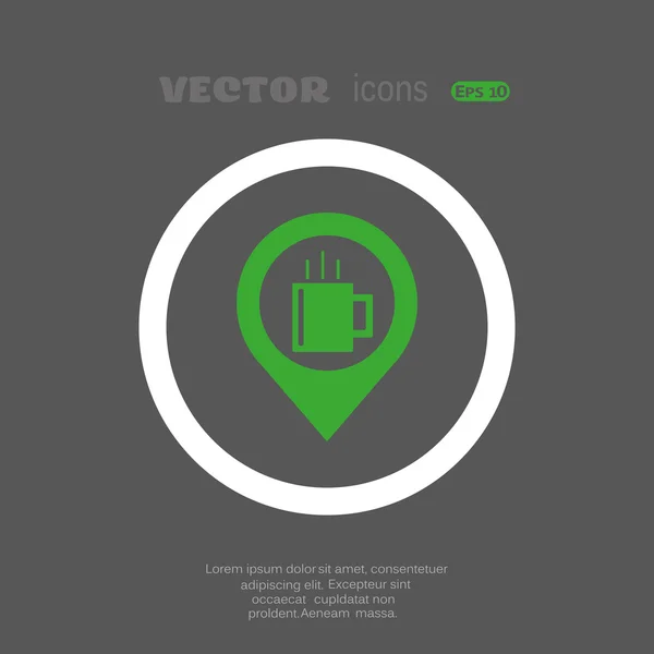 Ikona webové ukazatel — Stockový vektor