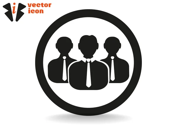 Mensen web pictogram — Stockvector