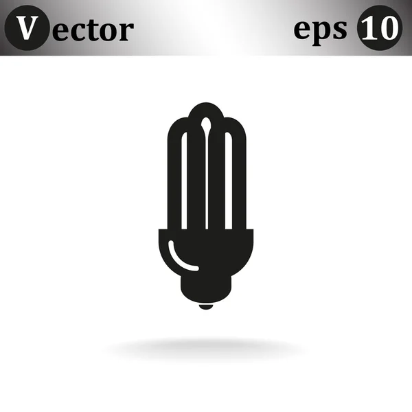 Ikona webové žárovka — Stockový vektor