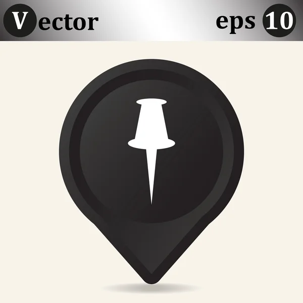 Ikona webové PIN — Stockový vektor