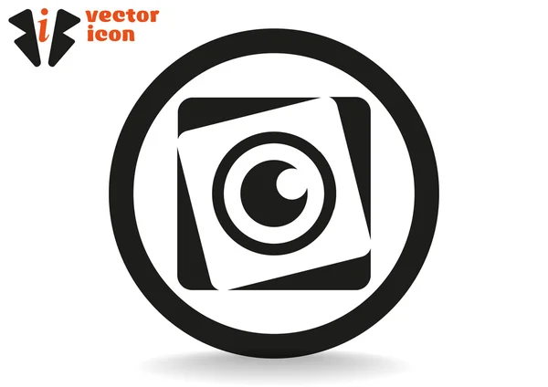 Icône web lentille — Image vectorielle