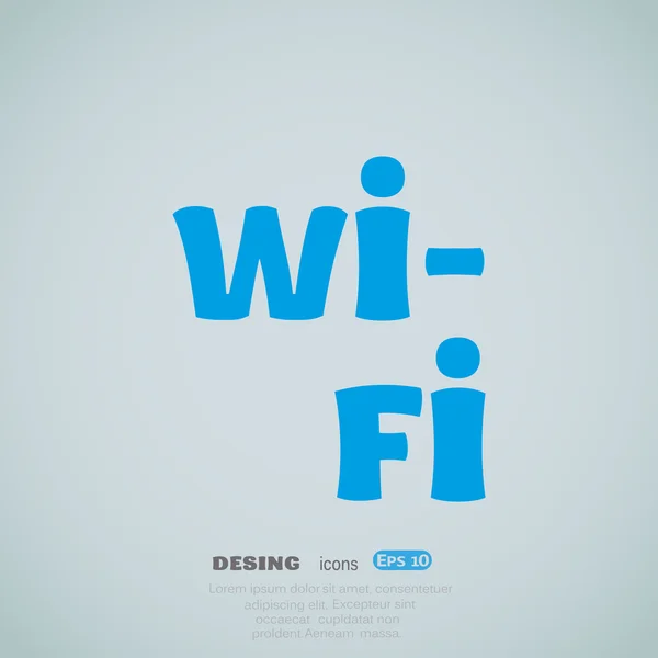 Wi-fi の web アイコン — ストックベクタ