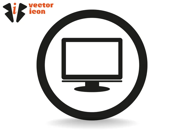 Monitör web simgesi — Stok Vektör