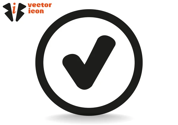 Ícone web verificação — Vetor de Stock
