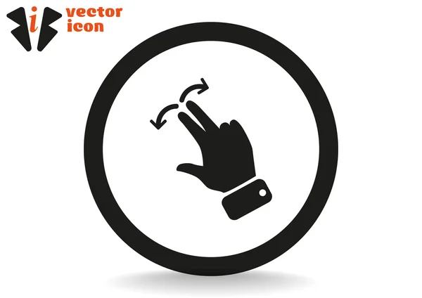 Dia handgebaar — Stockvector