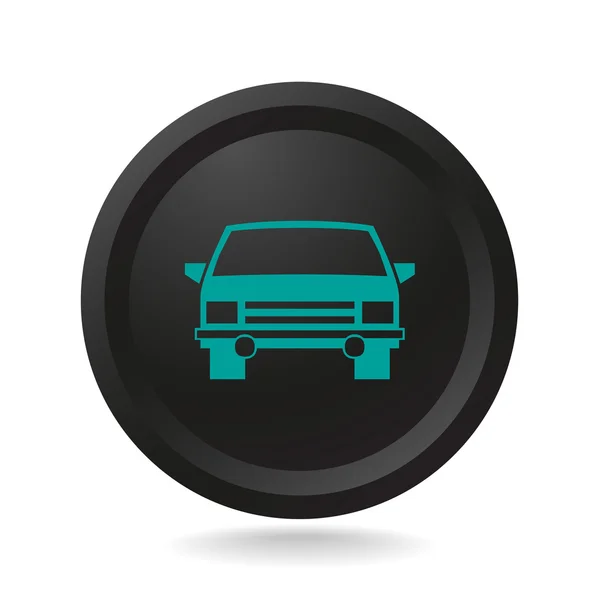 Auto web pictogram — Stockvector