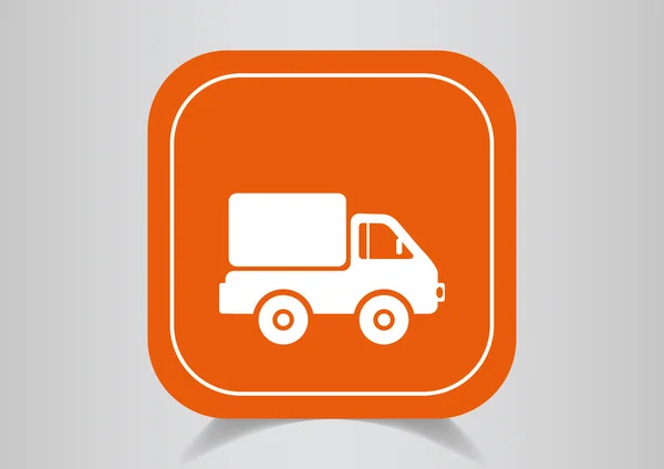 Shipping and delivery of web icon — Stock Vector