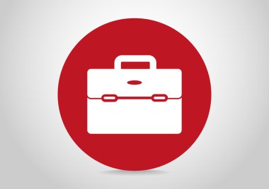 Belgeleri web simgesi için iş çanta