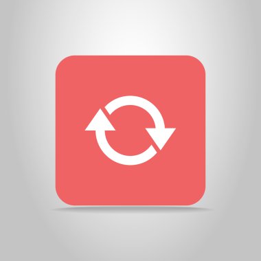 döndürme oklarını bir daire web simgesi