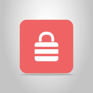 Bir kilit simgesinin illüstrasyonu