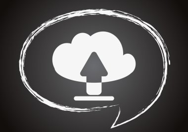 Bulut dosya web simgesi fotoğraf