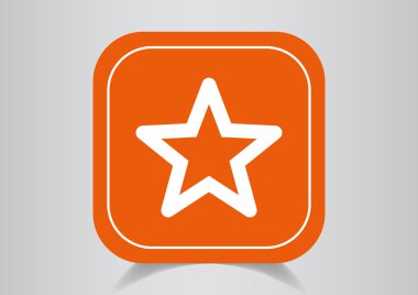 Turuncu düğmesine simge Star'da