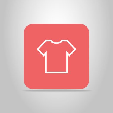 basit t-shirt simgesi