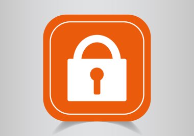 Bir kilit simgesinin illüstrasyonu