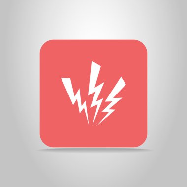 Yüksek gerilim web simgesi