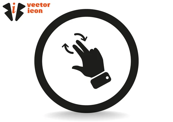 Dia handgebaar — Stockvector