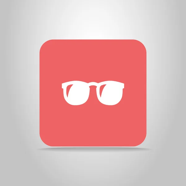 Glasögon spindelväv ikonen — Stock vektor