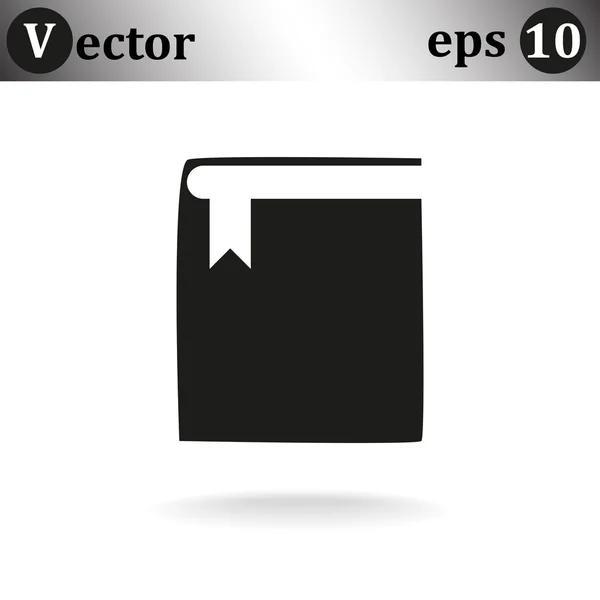Web boekpictogram — Stockvector