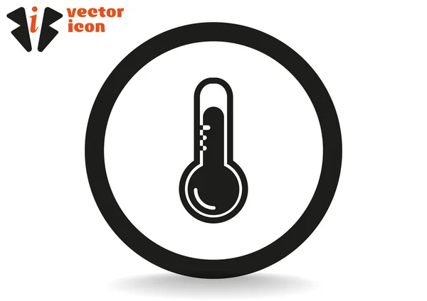 Temperatuur web pictogram — Stockvector