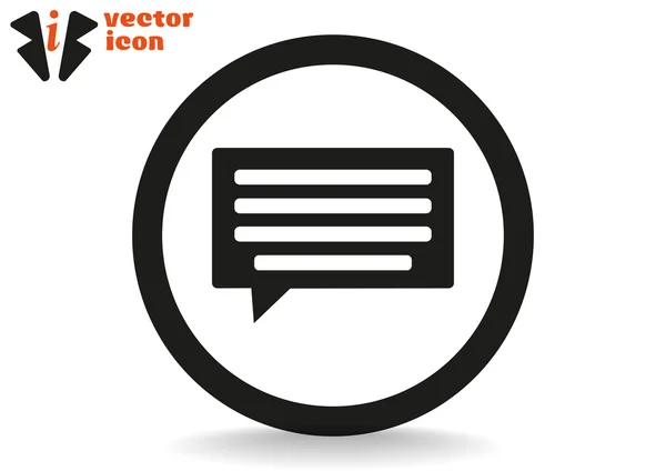 Icona web del discorso — Vettoriale Stock