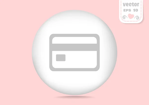 Icono de tarjeta de crédito — Archivo Imágenes Vectoriales