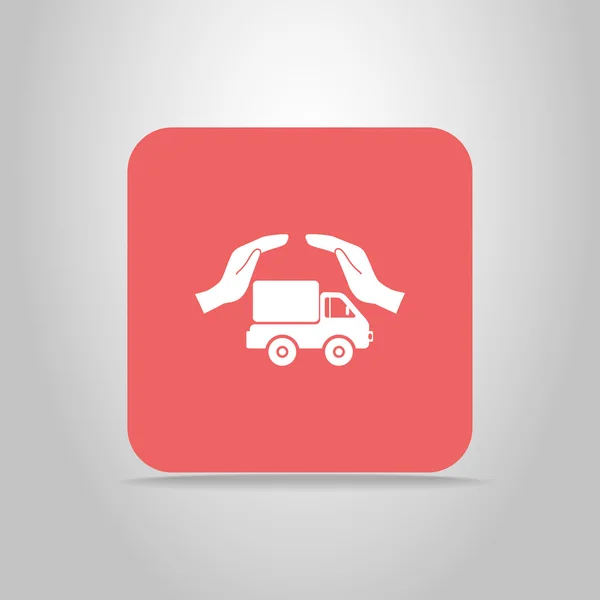 Vehicle web icon — Stock Vector