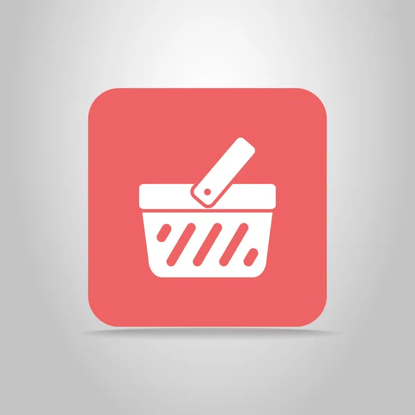 Shopping basket icon — Stock Vector