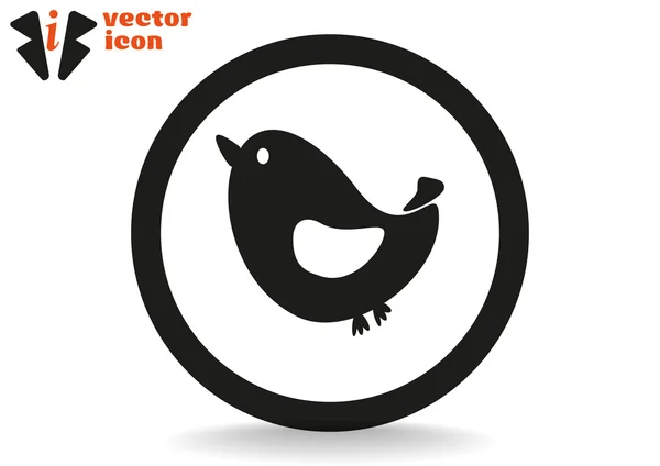 Web icono pájaro . — Archivo Imágenes Vectoriales