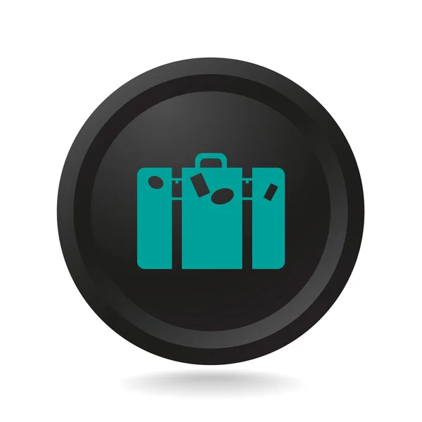 Bolsa de turismo icono web — Vector de stock