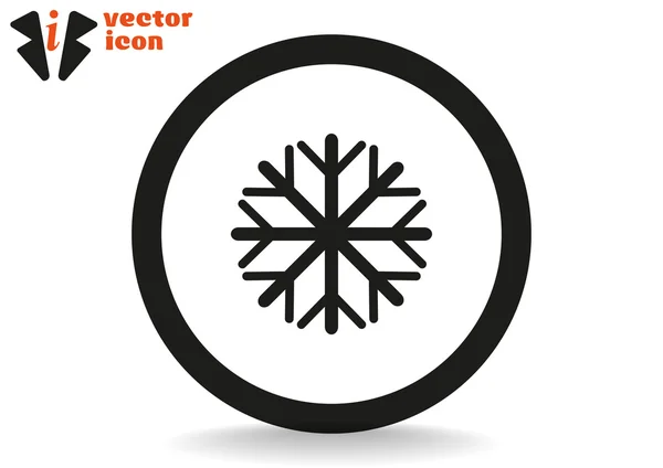 Copo de nieve icono web — Archivo Imágenes Vectoriales