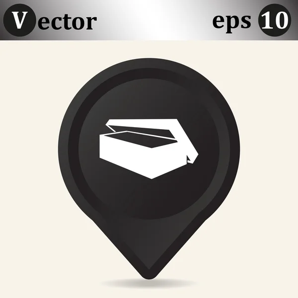 Ikona webové box — Stockový vektor