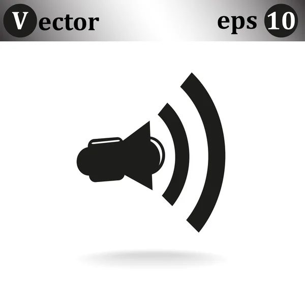 Luidspreker web pictogram — Stockvector