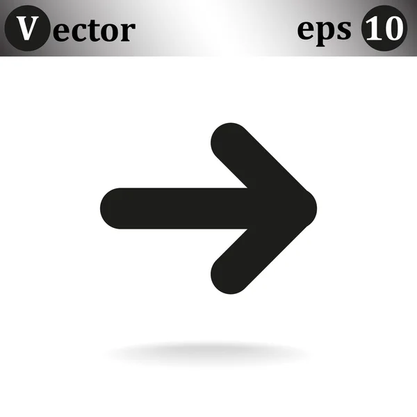 Vectorillustratie van web pijlpictogram — ストックベクタ