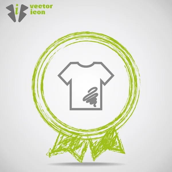 Ícone de camisa suja — Vetor de Stock