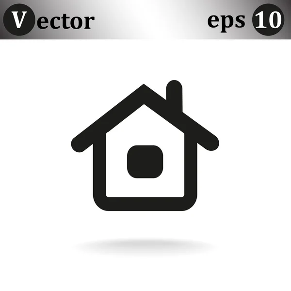 Ícone web Home . — Vetor de Stock