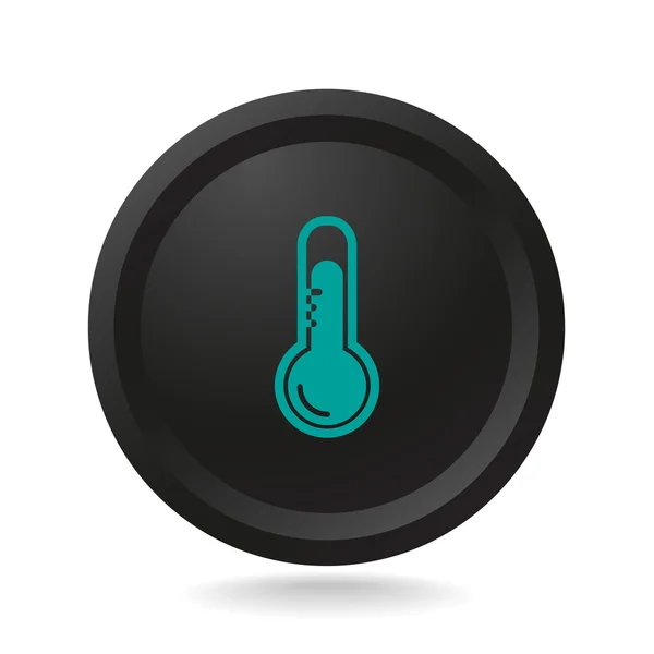 Icono web de temperatura — Vector de stock