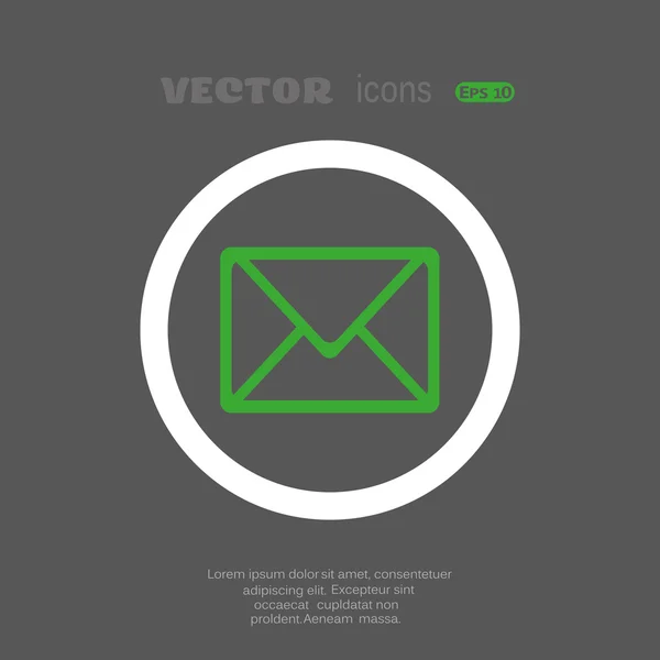 Email web Icona . — Vettoriale Stock