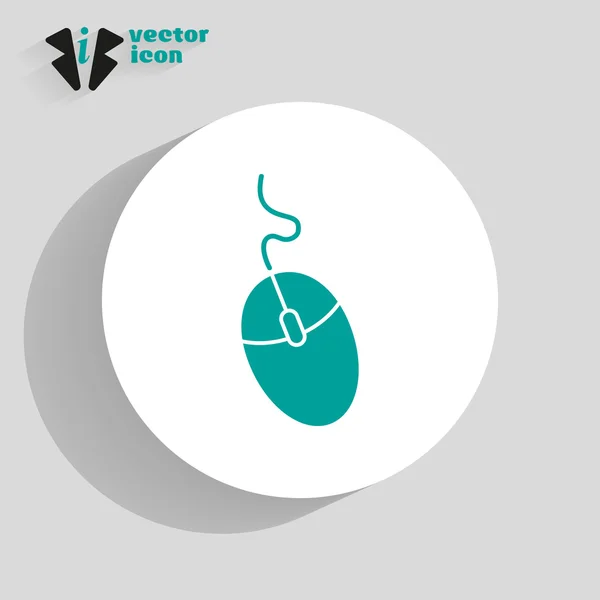 Computer mouse web icon — Stock Vector