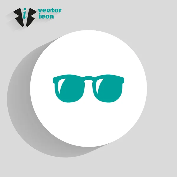 Icône web lunettes — Image vectorielle