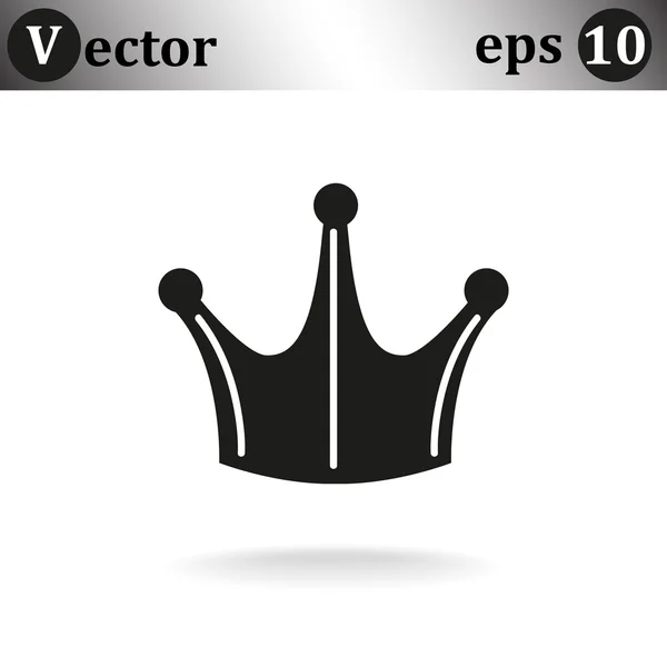 Kroon VIP-teken — Stockvector